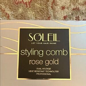 Rose Gold Styling Comb